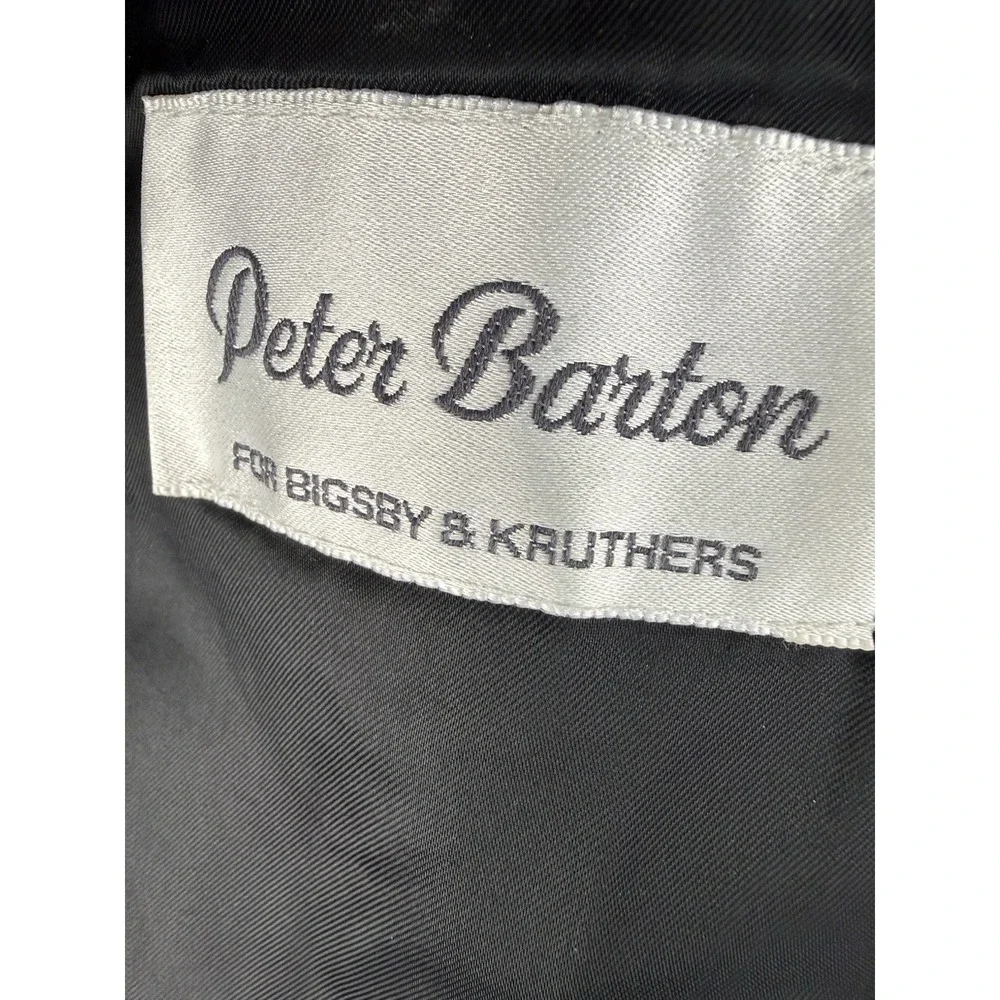 Peter Barton For Bigsby & Kruthers 3 Button Front Sport Coat Blazer Corduroy 46T